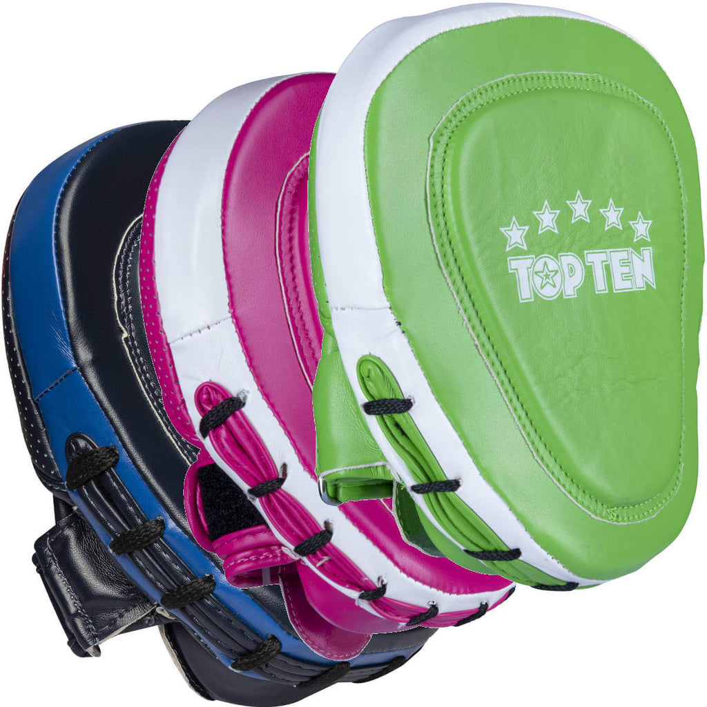 Hand pads “Intro” Dark blue / Neon green / Pink 