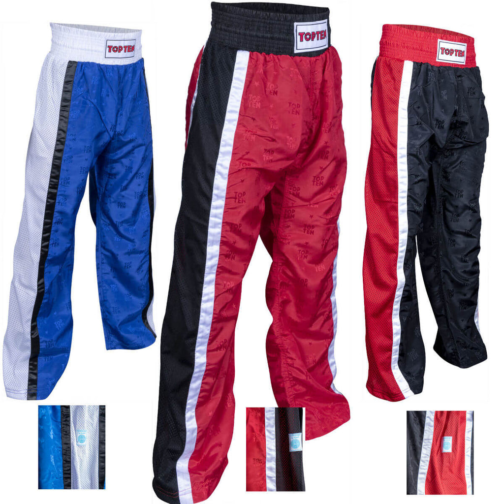 Kickboxhose "Mesh" mit WAKO IF Label 2025