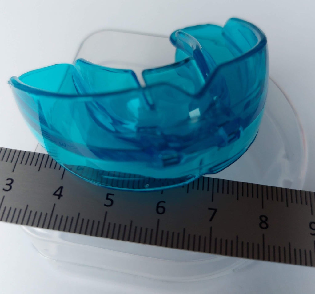 Double mouthguard for upper and lower jaw, for children and teenagers