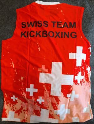 Sleeveless T-shirt Swiss Team Design