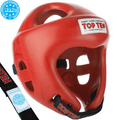 Casque rouge « Competition Fight » avec étiquette WAKO