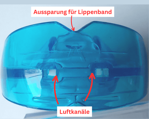 Double mouthguard for upper and lower jaw, for children and teenagers