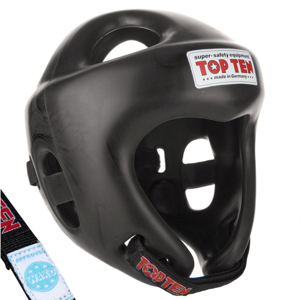 Casque de protection « Competition Fight » avec étiquette WAKO