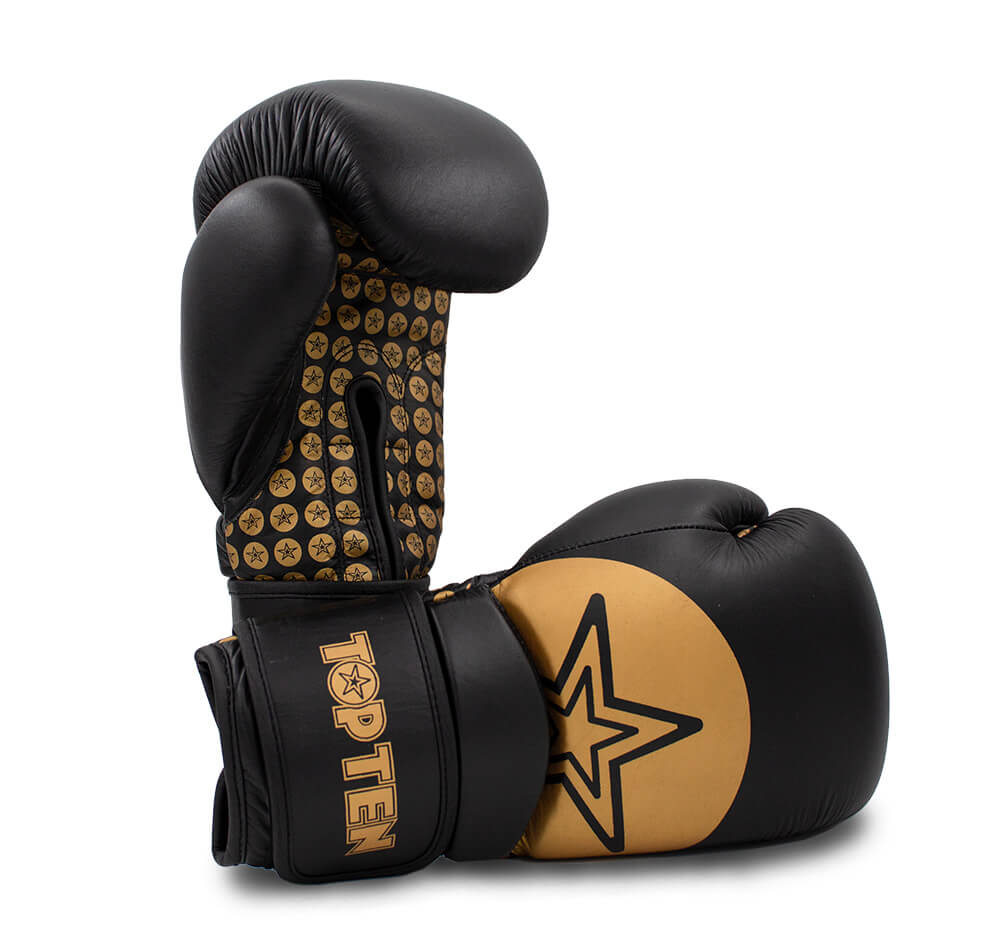 Boxhandschuh Wrist Star Schwarz-Gold