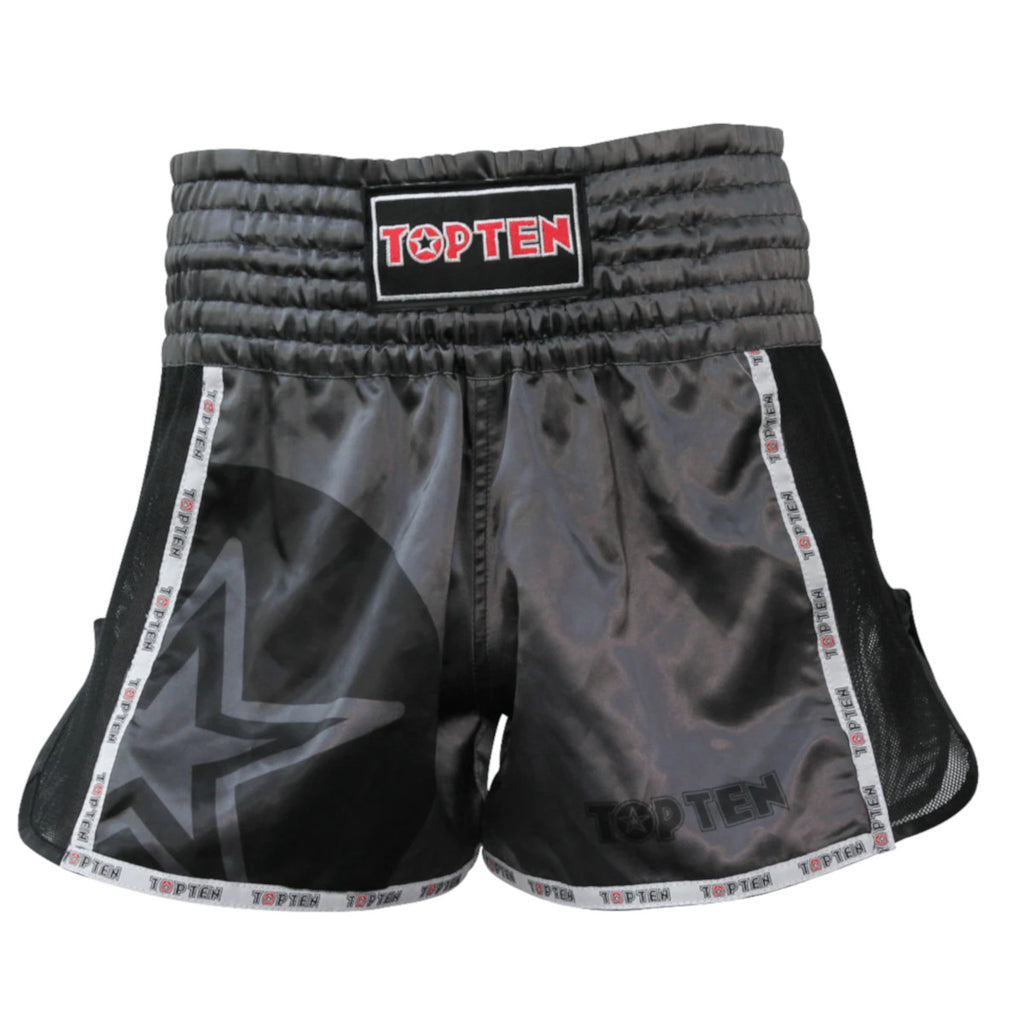 Thaibox-Shorts „STAR“ Schwarz