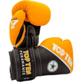 Gants de boxe « 4Select » en cuir orange-noir 
