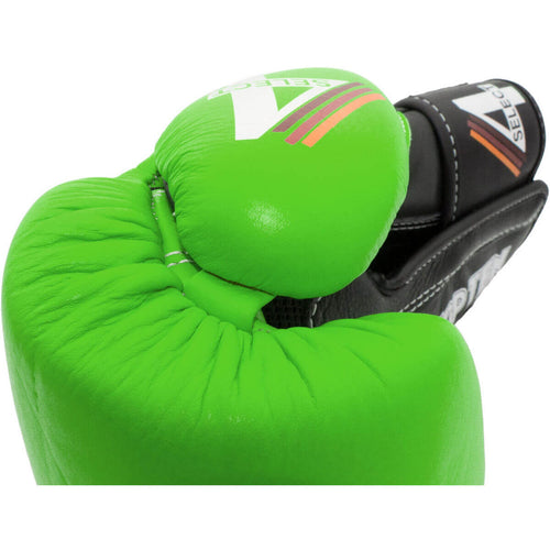 Gants de boxe « 4Select » en cuir vert-noir 