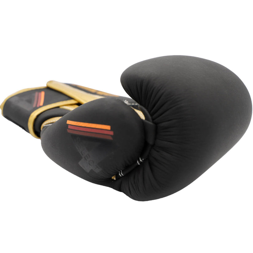 Boxhandschuhe "4Select" Leder Gold-Schwarz
