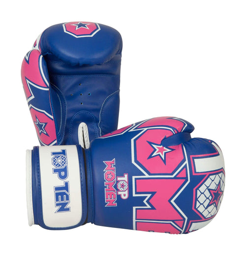 Boxhandschu Woman Blau-Pink