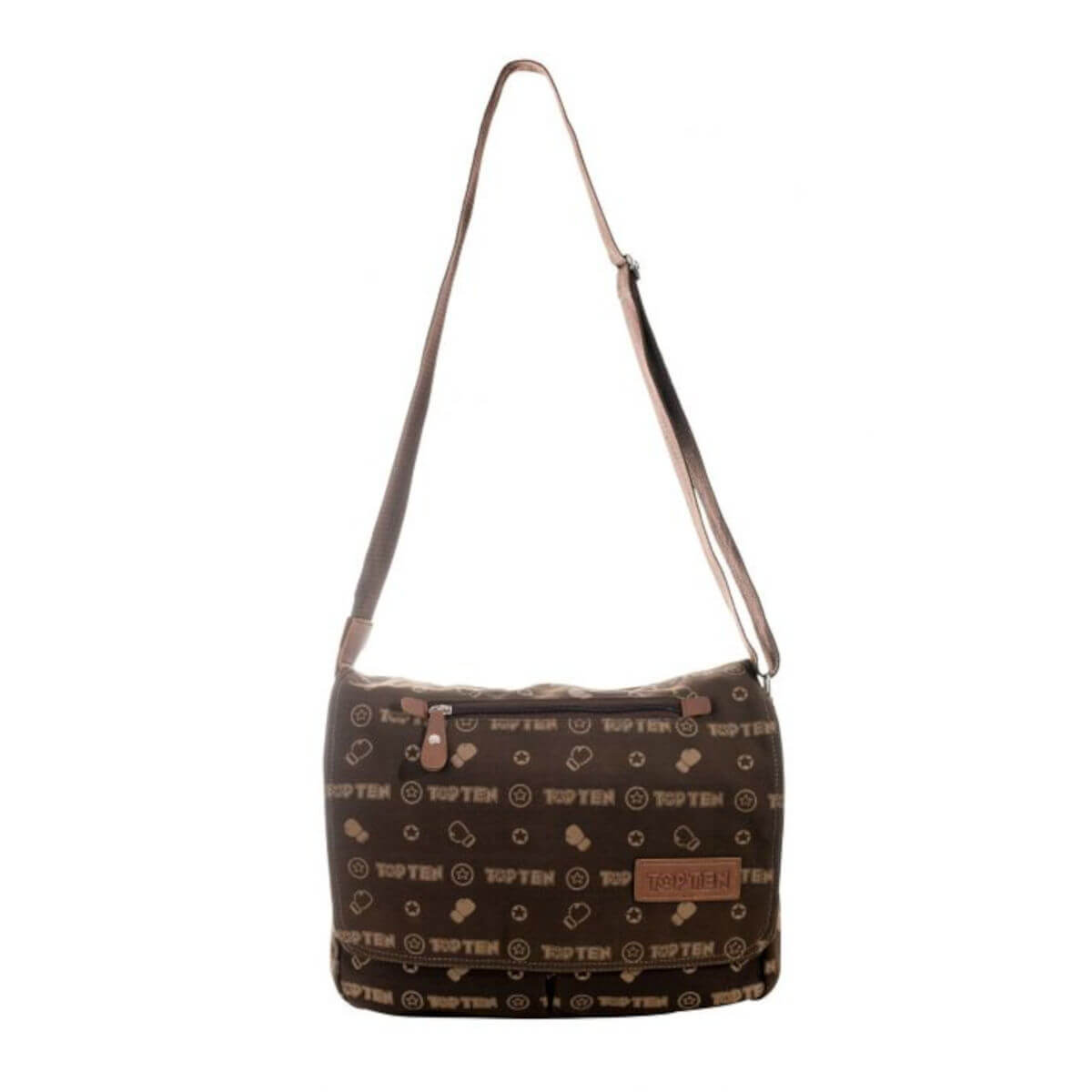 Aktentasche, Messengerbag - 35 cm x 30 cm x 7 cm, braun