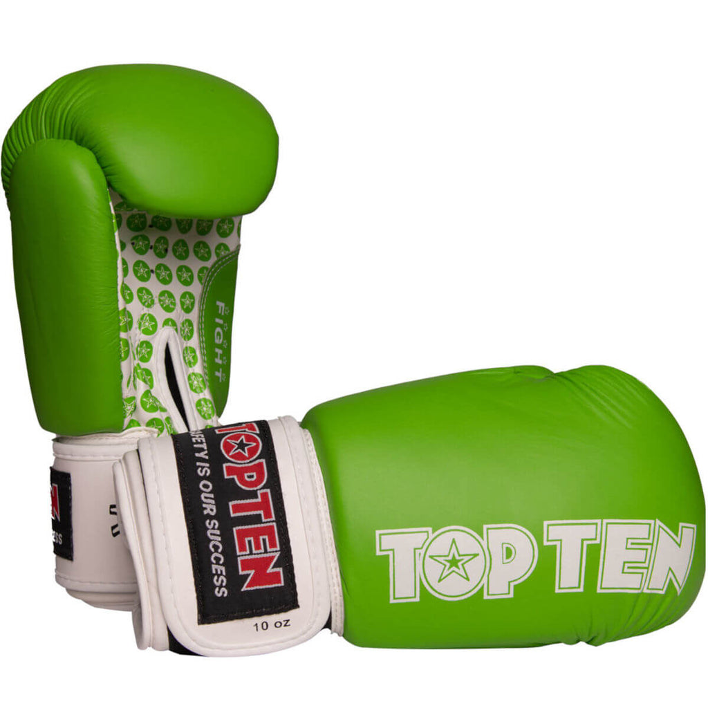 Boxing gloves “Fight” Green-White