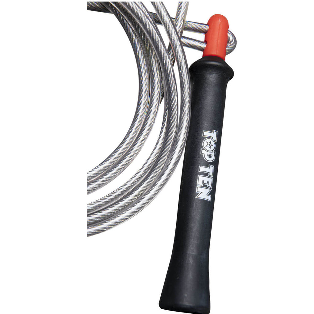 PVC jump rope with steel cable 