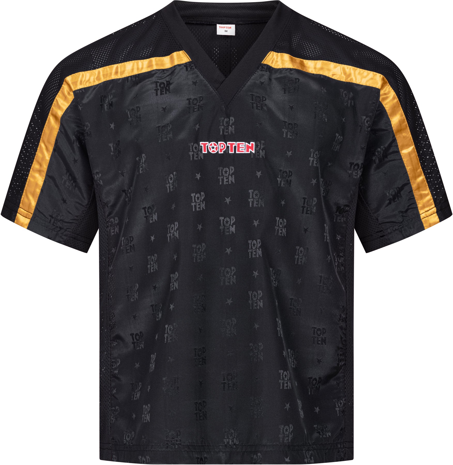 T-Shirt mit V-Ausschnitt zum Kickboxen „Kickboxjacke Mesh“ mit WAKO IF Label