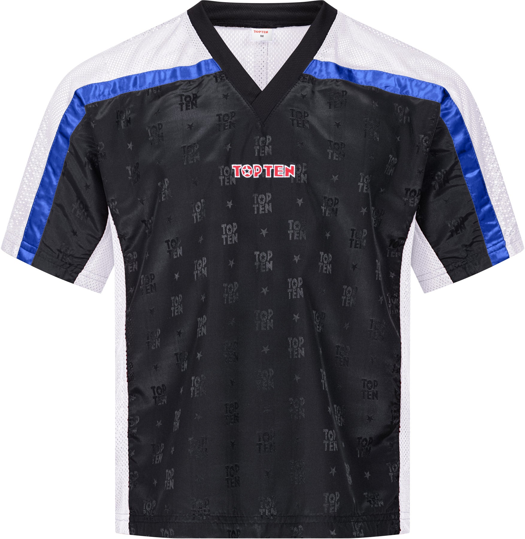 T-Shirt mit V-Ausschnitt zum Kickboxen „Kickboxjacke Mesh“ mit WAKO IF Label