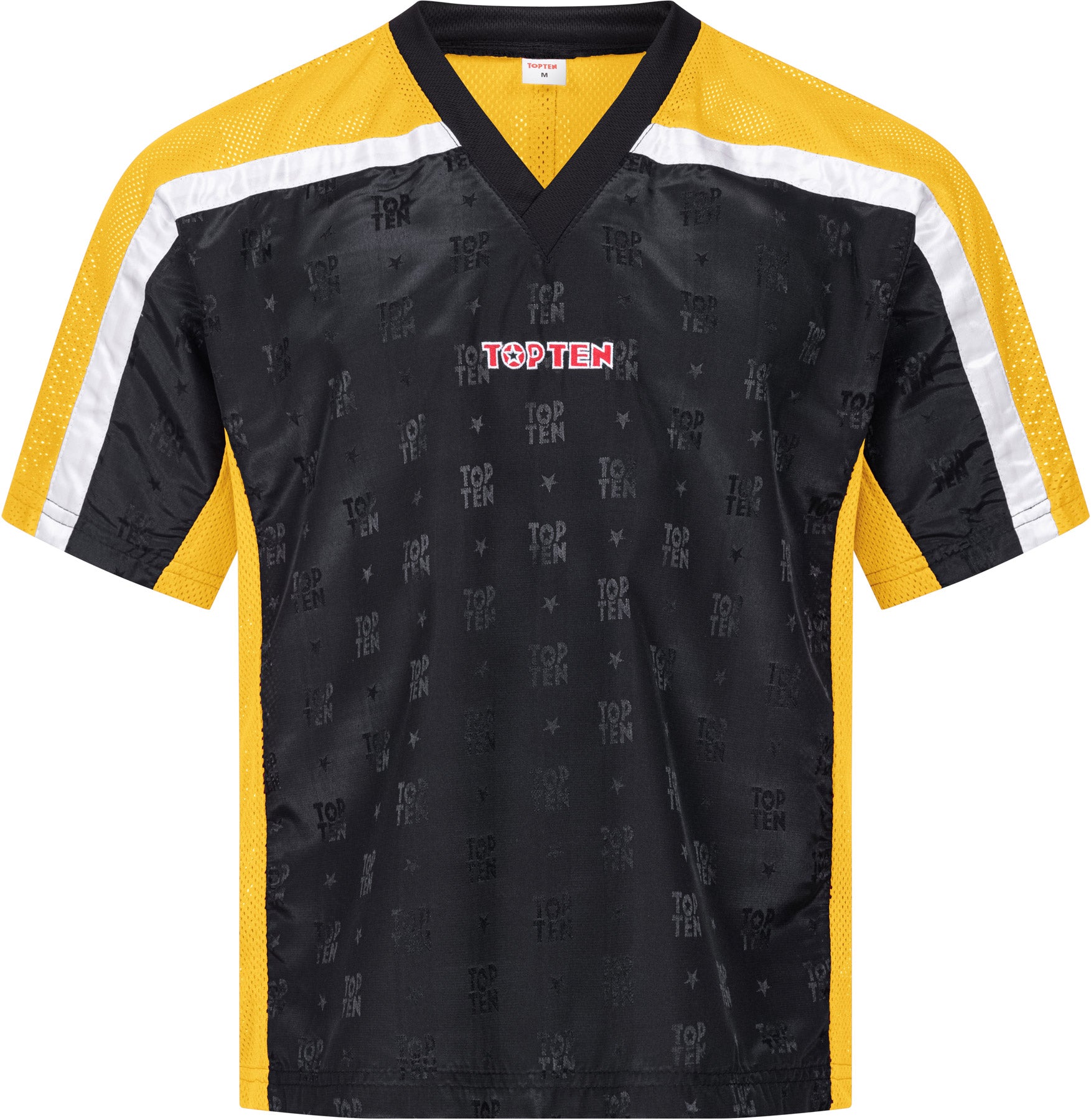 T-Shirt mit V-Ausschnitt zum Kickboxen „Kickboxjacke Mesh“ mit WAKO IF Label