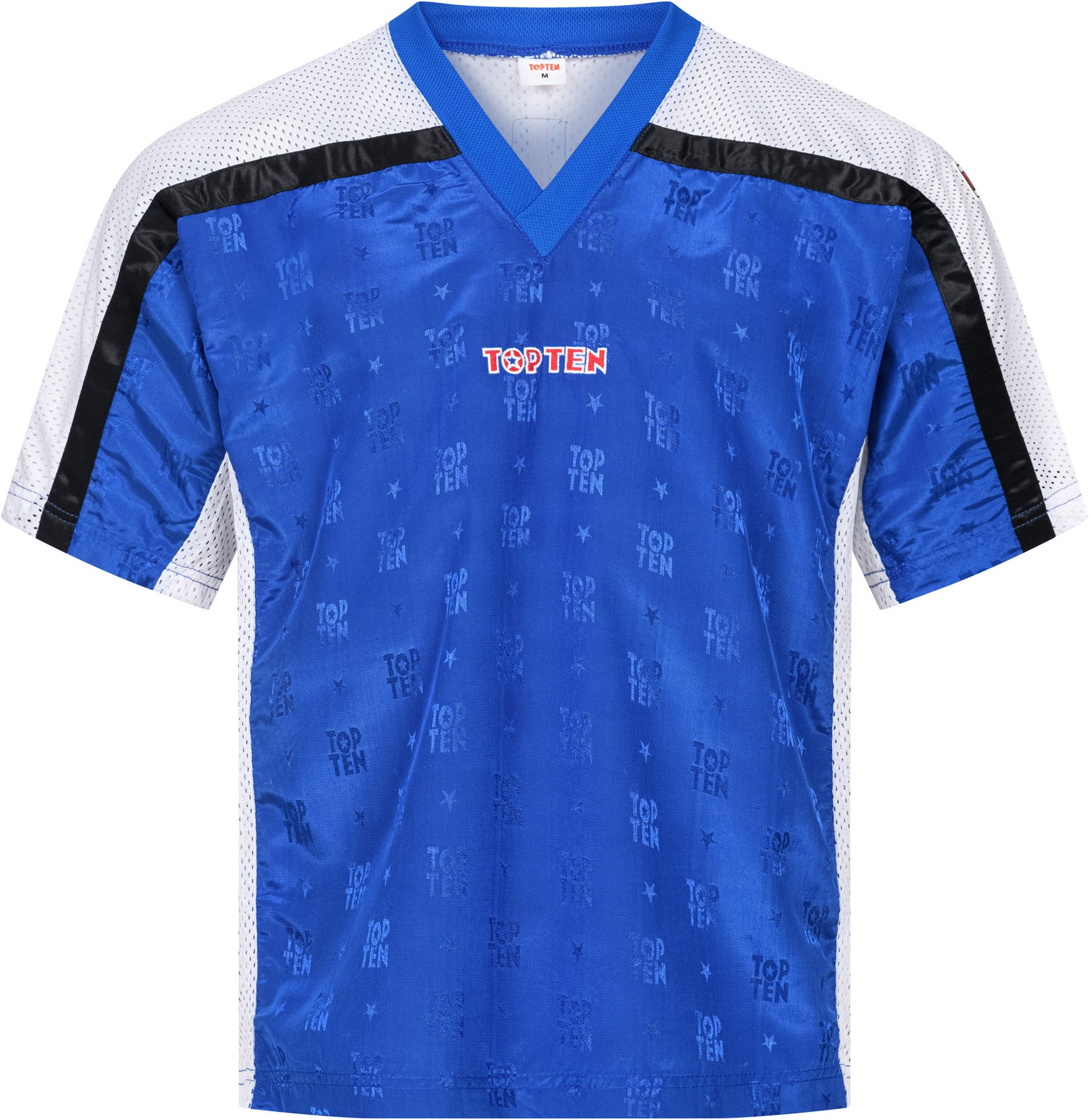 T-Shirt mit V-Ausschnitt zum Kickboxen „Kickboxjacke Mesh“ mit WAKO IF Label
