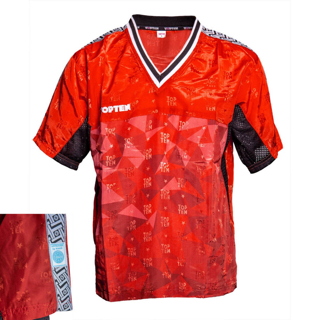 T-Shirt mit V-Ausschnitt zum Kickboxen „Kickboxjacke Prism“