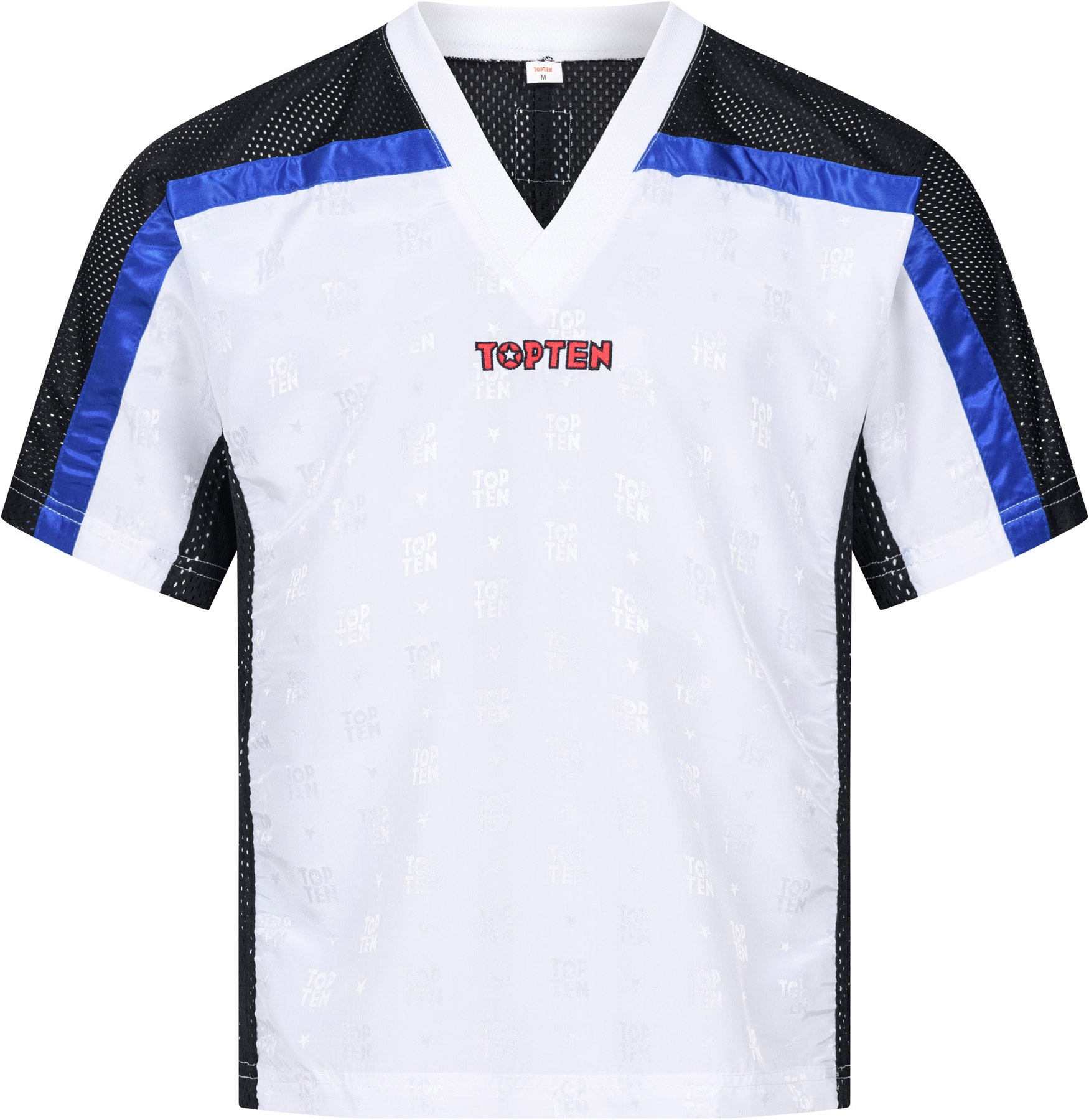 T-Shirt mit V-Ausschnitt zum Kickboxen „Kickboxjacke Mesh“ mit WAKO IF Label