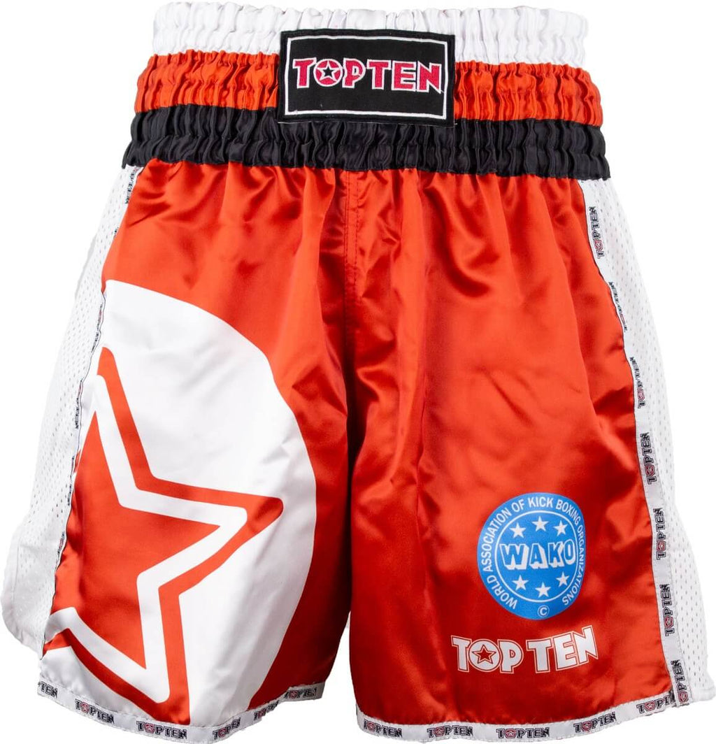 top-ten-kickboxing-shorts-wako-star-red-18641-front
