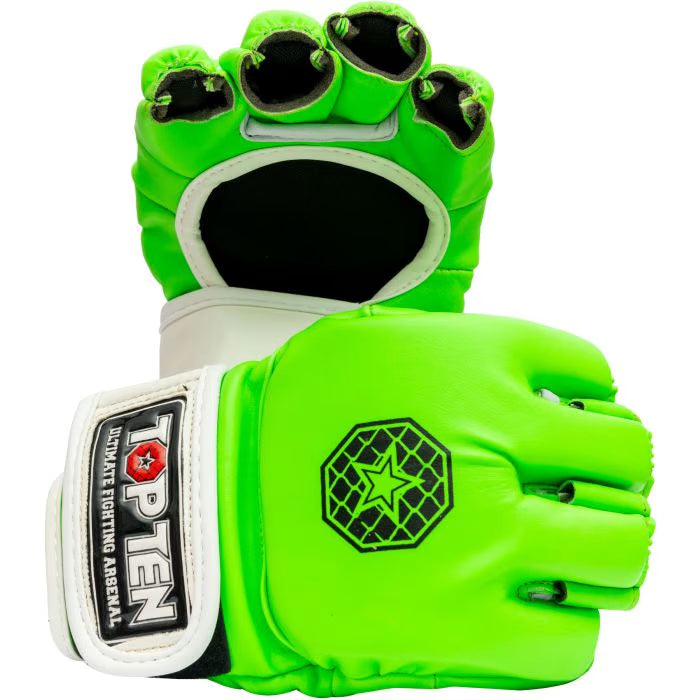 MMA gloves “Striking C-Type” - Size L, green-white