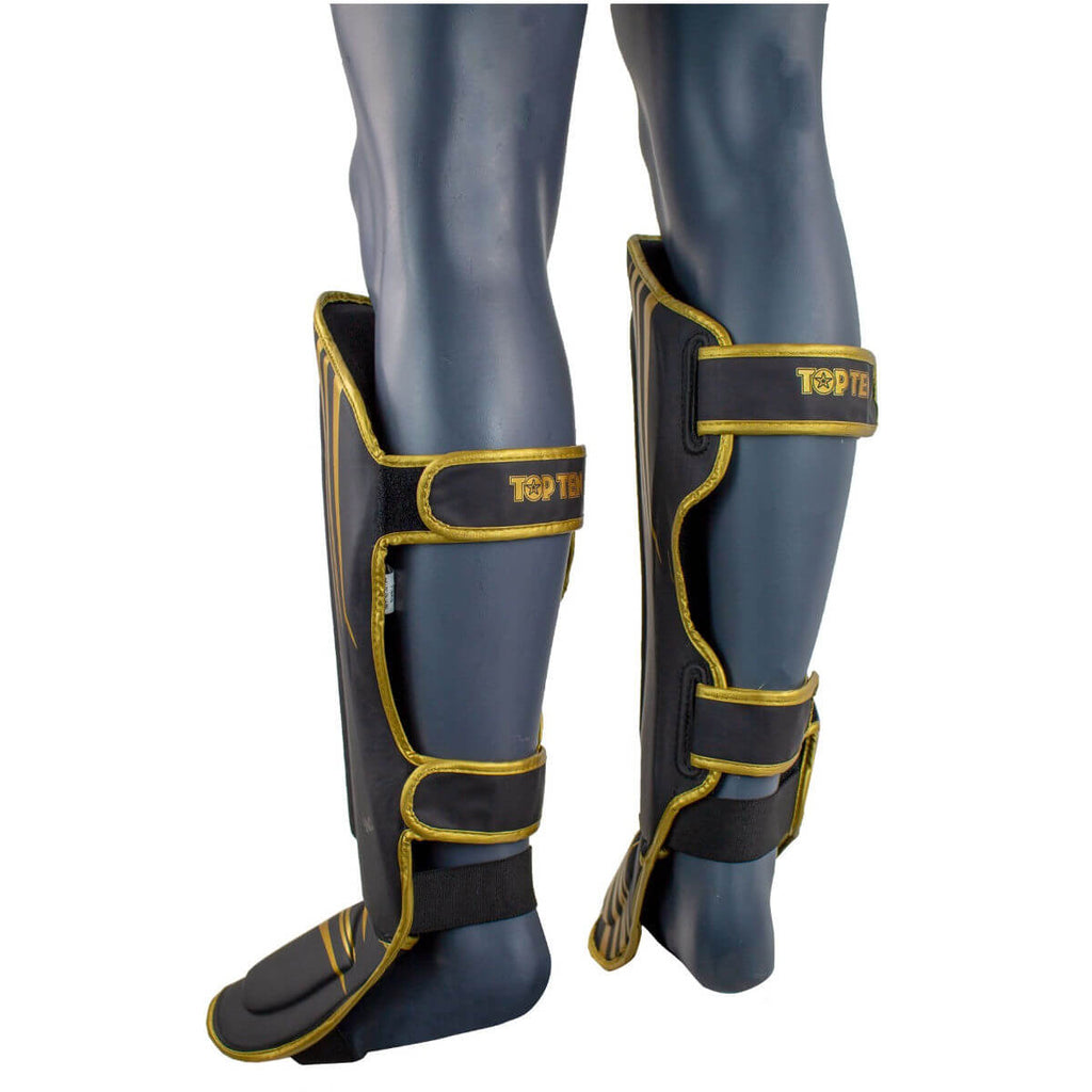 Shin guard “Star Light” gold-black 