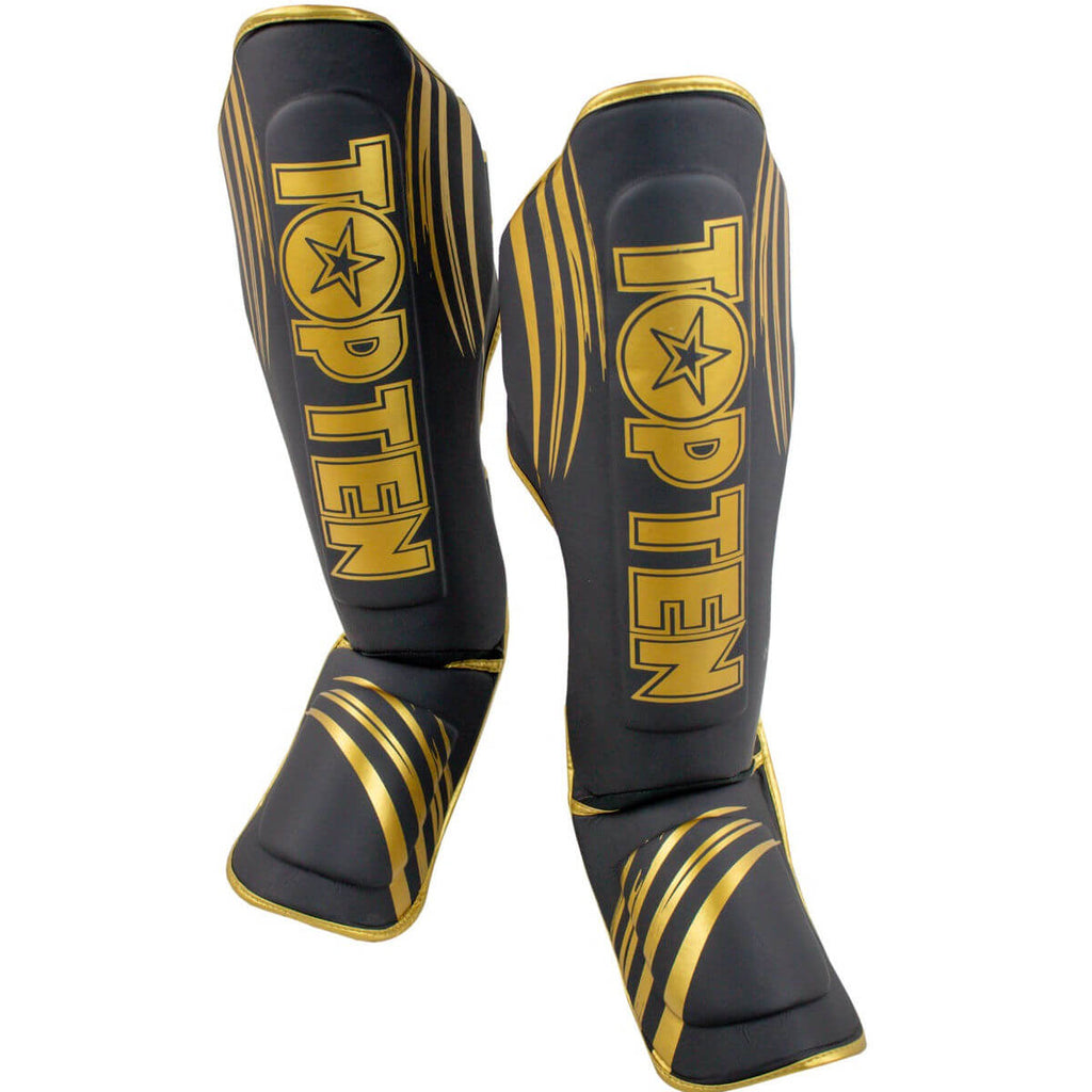 Shin guard “Star Light” gold-black 