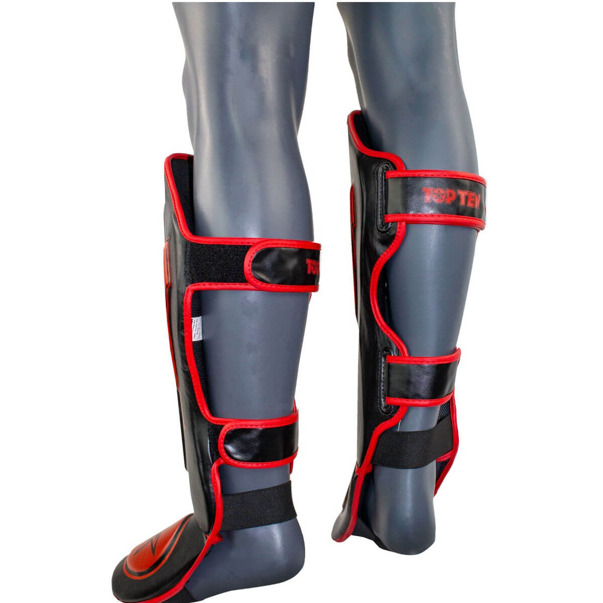 Schienbeinschutz „Star Light“ Schwarz-Rot