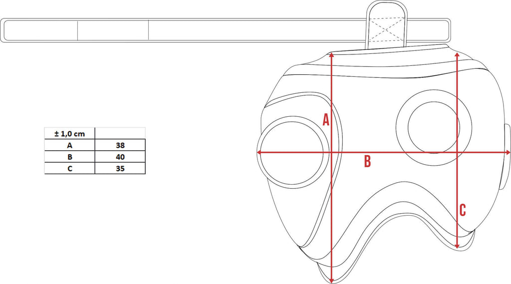 Oberschenkelschutz "Kao"